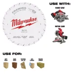 Milwaukee 7-1/4 in. 24-Tooth Framing Circular Saw Blade thumbnail 1