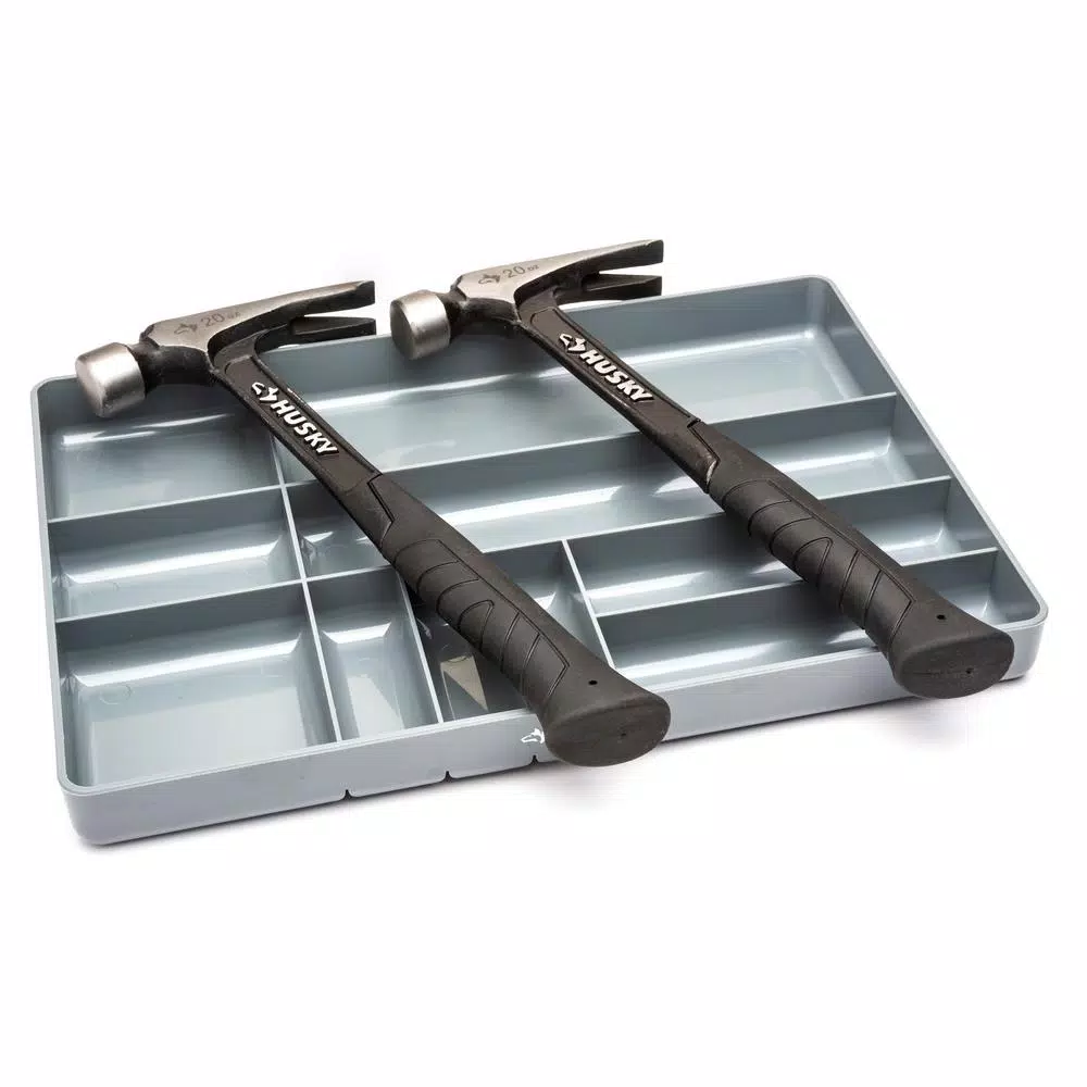 Husky Universal 10-Compartment Tool and Parts Storage Tray