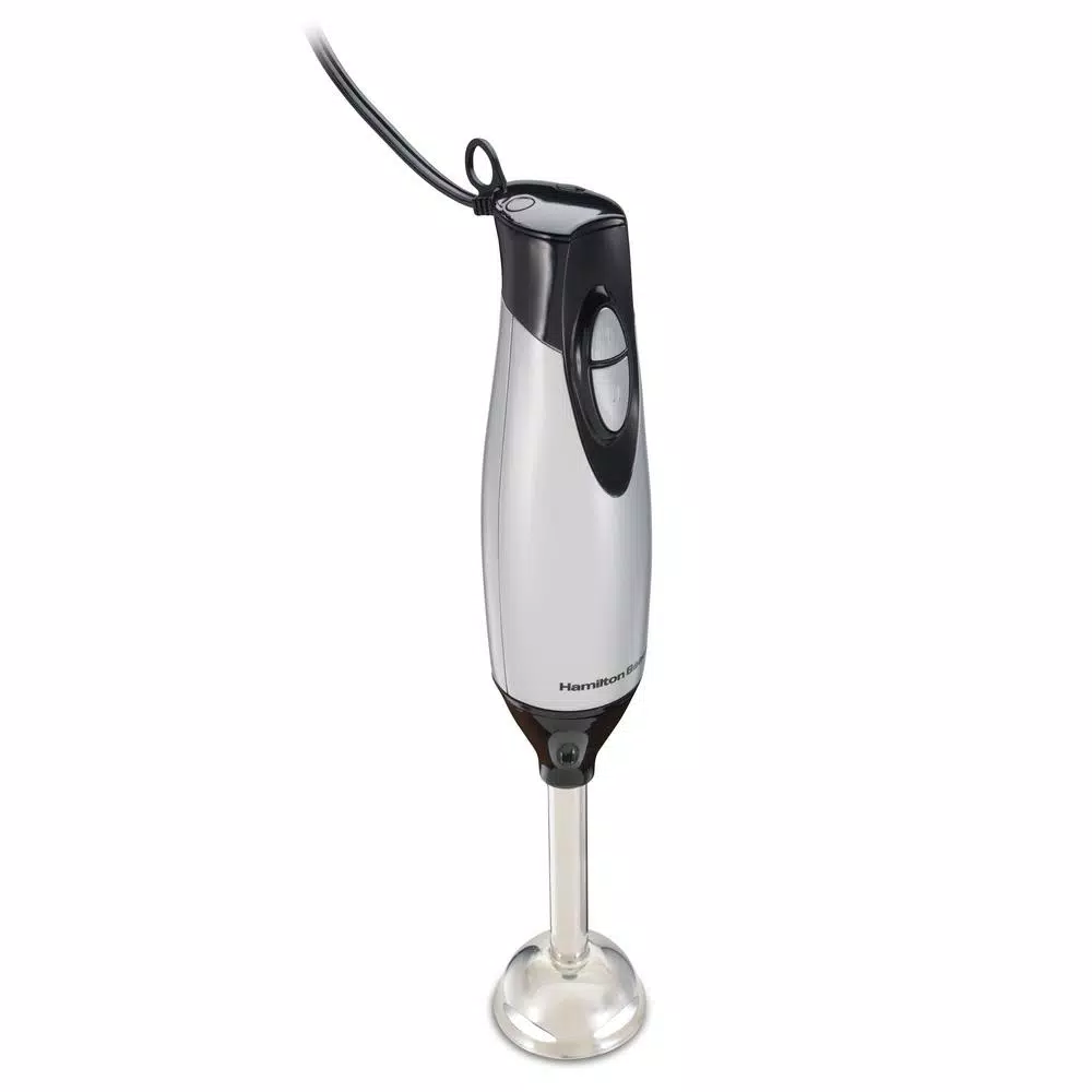 Hamilton Beach 2-Speed Immersion Hand Blender with 3-Cup Chopping Bowl, Gray