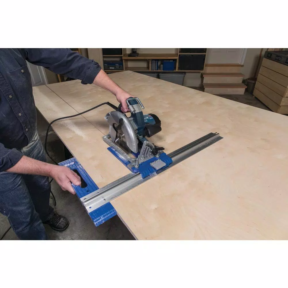 Kreg Accu-Cut and Rip-Cut Circular Saw Track Guide and Rip-Cut Combo with Universal Saw Sled