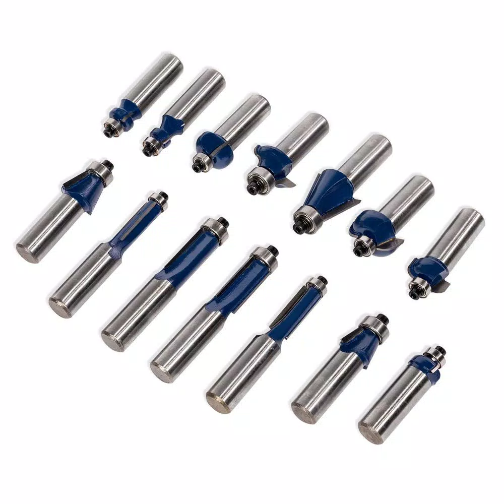 Stark 80-Piece Tungsten Carbide Multi-Purpose Router Bit Set with Aluminum Carrying Case