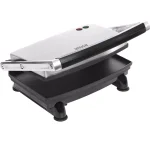 IMUSA 1400W Silver Non-Stick Panini Press and Countertop Grill thumbnail 5