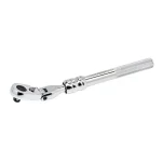 Husky 3/8 in. Drive Flex-Head Extendable Ratchet, 10 in. to 15 in. thumbnail 1