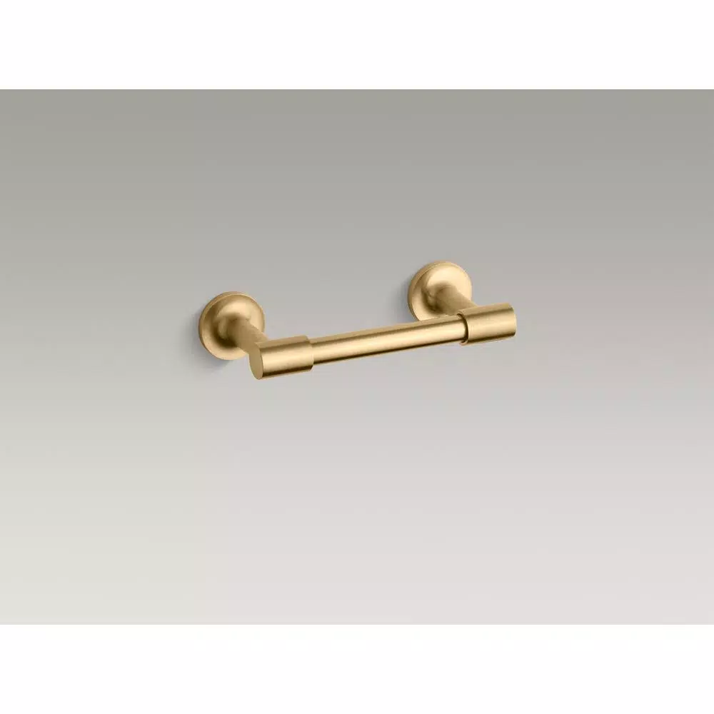 KOHLER Purist Pivoting Toilet Tissue Holder, Brushed Gold