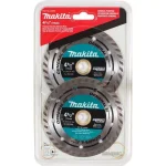 Makita 4-1/2 in. Turbo Rim Diamond Blade, 2-Pack thumbnail 5