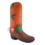 Home Accents Holiday 11 ft Giant LED Inflatable Cowboy Boot Christmas Yard Decoration thumbnail 3