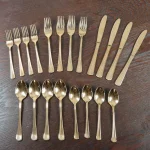 Gibson Home Goldie Rose 20-Piece Stainless Steel Flatware Set, Rose Gold Finish, Service for 4 thumbnail 3