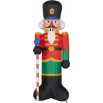 Fraser Hill Farm 10 ft. Nutcracker Christmas Inflatable with White Lights thumbnail 1