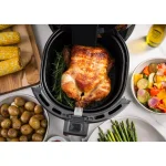 Modernhome 5.8 Qt. Digital Air Fryer, 1700W Family-Sized Air Fryer with Recipe Book, Black thumbnail 6