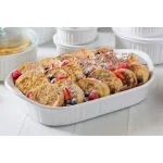 Corningware French White 3-Qt Ceramic Oval Casserole Baker, White thumbnail 2