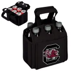 Picnic Time University of South Carolina Gamecocks 6-Bottle Insulated Neoprene Beverage Carrier - Black thumbnail 2