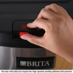 Brita Bottom-Loading Water Cooler with Built-In Filter, Black Stainless Steel, Hot and Cold thumbnail 3