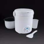 Aroma 3-Cup Mini Rice Cooker with Non-Stick Pot, White thumbnail 5