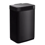 Boyel Living 13 Gallon Stainless Steel Sensor Trash Can - Touch-Free Rectangular Kitchen Bin with Black Lid thumbnail 4