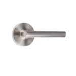 Sure-Loc Hardware Juneau Modern Satin Stainless Privacy Bed/Bath Door Lever thumbnail 1