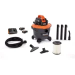 RIDGID 9 Gal. Cordless Wet/Dry Shop Vacuum Kit with (2) 18V OCTANE 3.0 Ah Lithium-Ion Batteries and Charger thumbnail 1