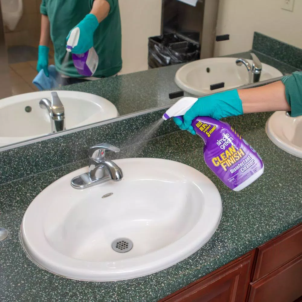Simple Green Clean Finish Disinfectant Cleaner, 32 oz. (Case of 2)
