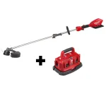 Milwaukee M18 FUEL 18V Cordless Brushless String Trimmer with QUIK-LOK & 6-Port Sequential Charger Kit thumbnail 1