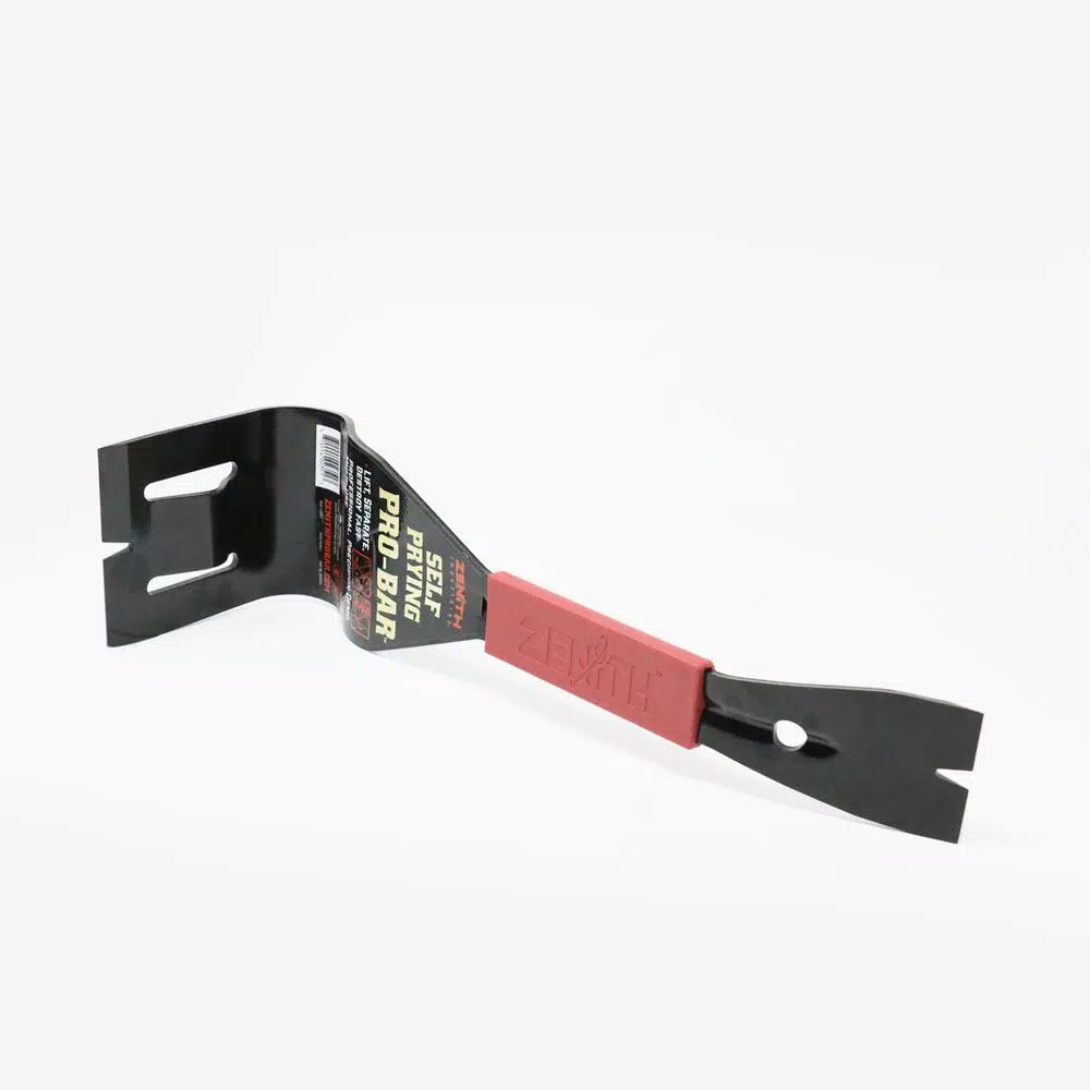 Zenith Self-Prying Pro-Bar Multi-Tool Pry Bar for Demolition and Precision Salvage