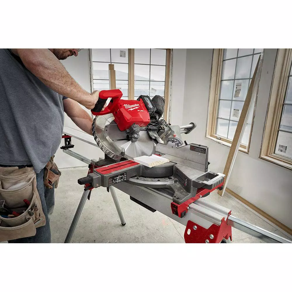 Milwaukee M18 FUEL 12 in. Dual Bevel Sliding Compound Miter Saw & 8-1/4 in. Table Saw Combo Kit
