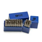 Capri Tools Professional 1/8 in. Letter and Number Stamp Set, 36-Piece Chrome Vanadium Steel thumbnail 1