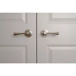 Design House Ironwood Satin Nickel Passage Door Lever with Universal 6-Way Latch thumbnail 6
