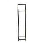 3R Studios House Shaped Metal Log Holder - Black Distressed Iron Firewood Storage thumbnail 6
