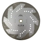 GRIP TIGHT TOOLS 10 in. Premium Deep Turbo Cut Diamond Blade for Granite, Marble, Concrete, and Masonry thumbnail 1