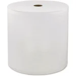 Genuine Joe Solutions 1-Ply Hardwound Paper Towels, White, 6 Rolls thumbnail 1