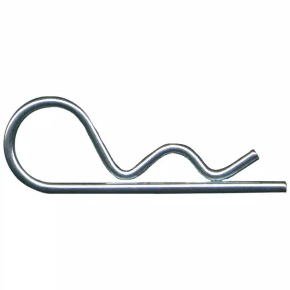 Everbilt 5/16 in. Zinc-Plated Steel Hitch Pin Clip, R-Clip/Hairpin Cotter (2-Piece Pack)
