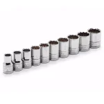 Husky 22-Piece 1/2 in. Drive Ratchet and SAE/Metric Socket Set thumbnail 5