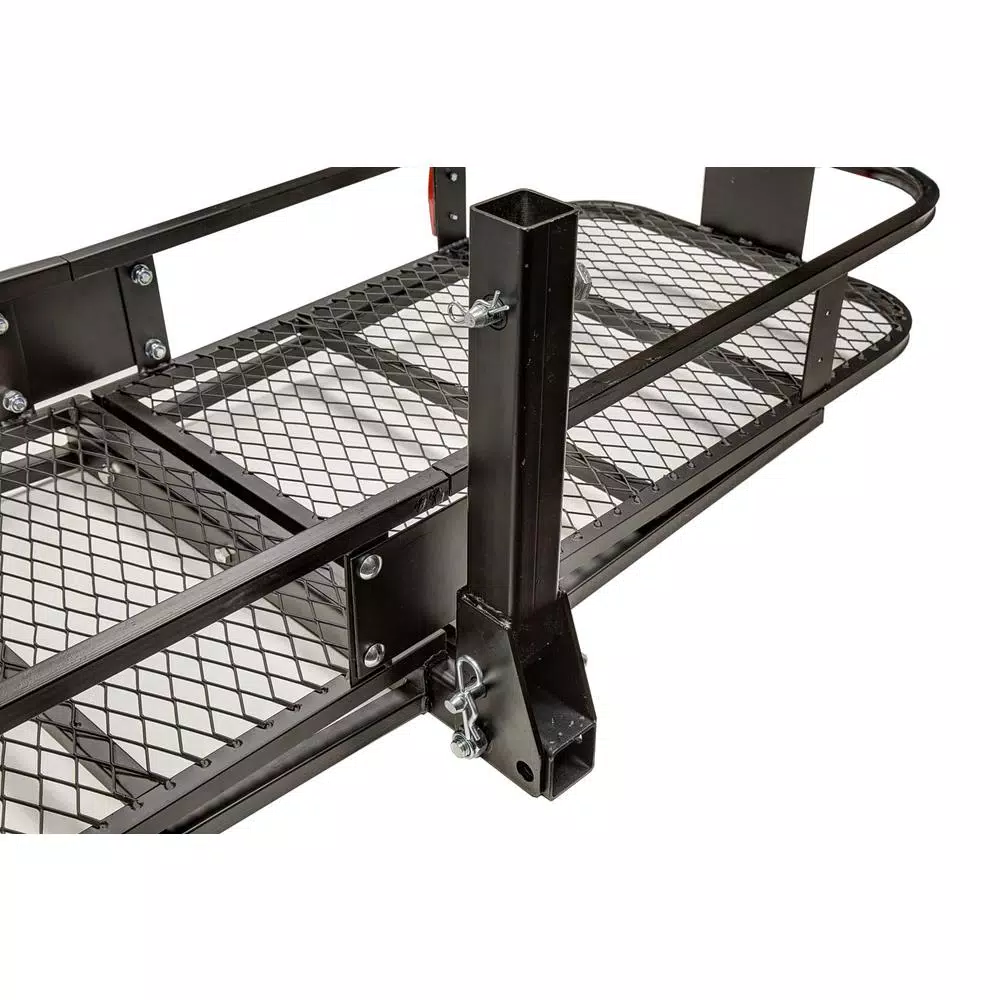 Detail K2 500 lb. Capacity 60 in. x 20 in. Steel Folding Hitch Cargo Carrier for 2 in. Receiver