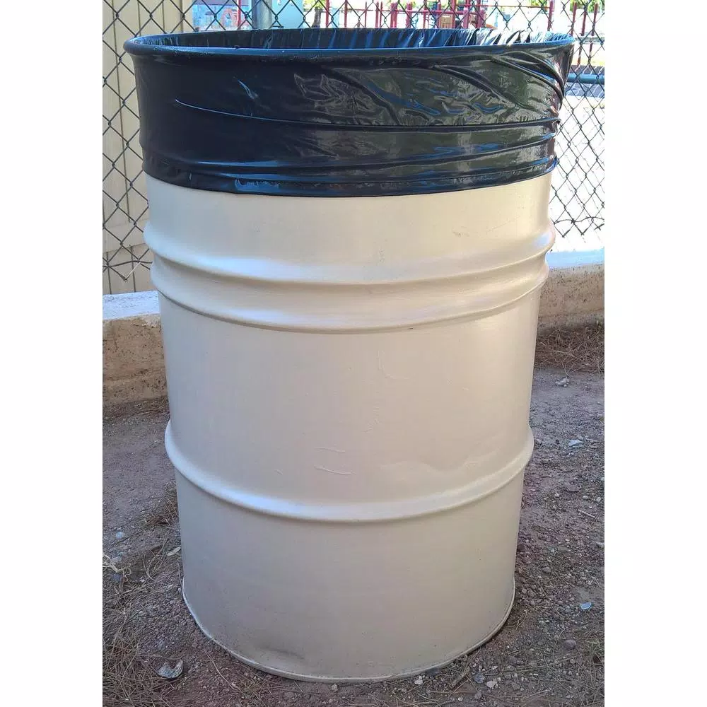 Aluf Plastics 55 Gal. Heavy-Duty Black Trash Bags, 2.0 mil, 100-Count