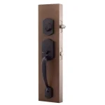 Copper Creek Heritage Black Handleset with Waverlie Lever Trim thumbnail 2