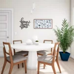 Lavish Home "Home Sweet Home" Metal Cutout Wall Decor Sign, Dark Brown thumbnail 4