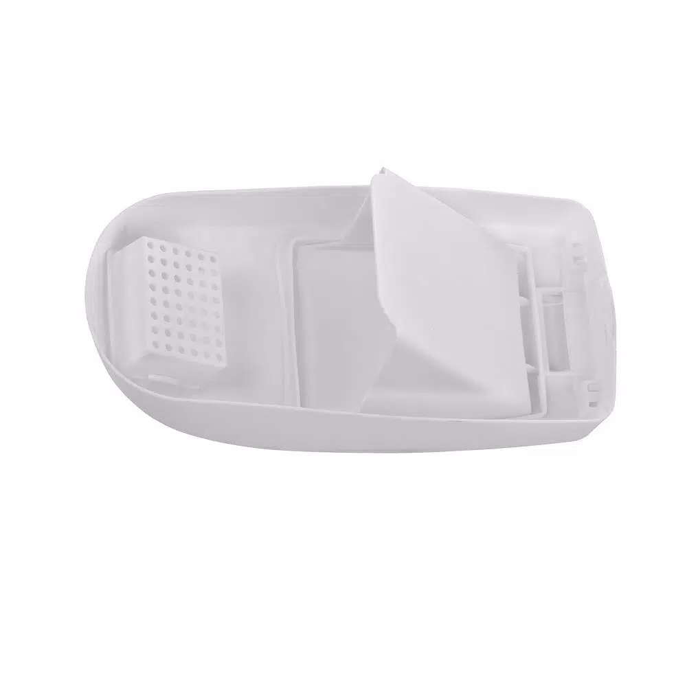 Alpine Industries 19 Qt. White Step-On Sanitary Napkin Receptacle & Waste Basket