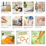 Eco Clean 32 oz. Pure Cold Pressed Orange Oil - Concentrated Citrus Peel Extract thumbnail 2