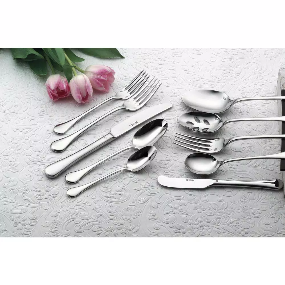 Oneida Puccini 18/10 Stainless Steel Salad and Dessert Forks, 12-Piece Set