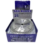 GRIP TIGHT TOOLS Grip Tight Professional 7-1/4 in. 40-Tooth Tungsten Carbide Tipped Circular Saw Blades, Multi-Purpose (25-Pack) thumbnail 2