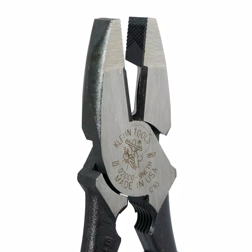 Klein Tools 9 in. 2000 Series High-Leverage Lineman's Side Cutting Pliers