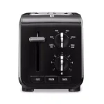 Hamilton Beach Expert-Toast 2-Slice Toaster, 900W, Black and Stainless Steel with Wide Slots thumbnail 1