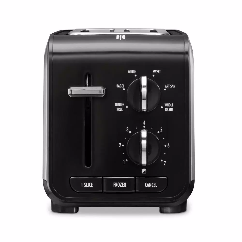 Hamilton Beach Expert-Toast 2-Slice Toaster, 900W, Black and Stainless Steel with Wide Slots