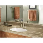 MOEN Kingsley 24 in. Single Towel Bar, Brushed Nickel thumbnail 2