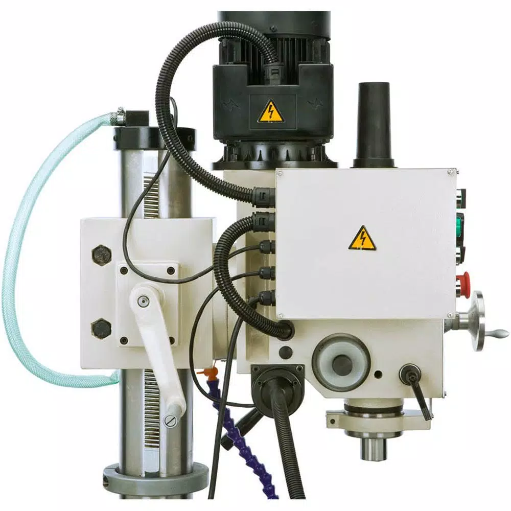 Grizzly Industrial Heavy-Duty Industrial Drill Press with 1-1/4 in. Chuck and 6-Speed Gear-Head Spindle