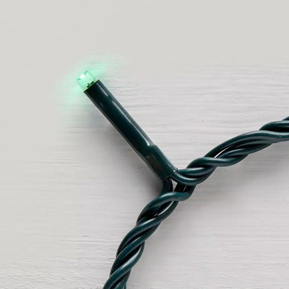 Home Accents Holiday 600-Light Multi-Color LED Micro Dot Fairy String Lights, 157 ft, Green Wire