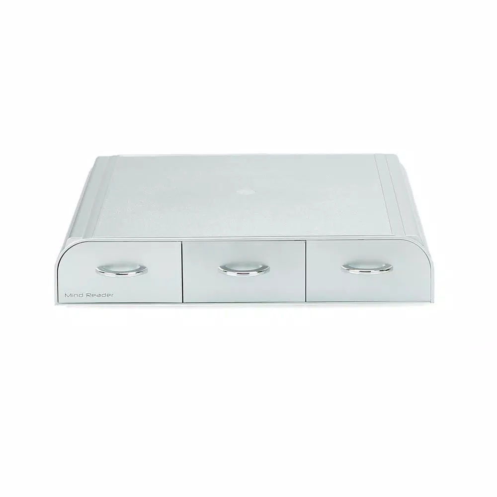 Mind Reader 36 Capacity Single Serve Coffee Pod Holder Drawer, Silver - Compatible with Keurig, Dolce Gusto, CBTL & Verismo