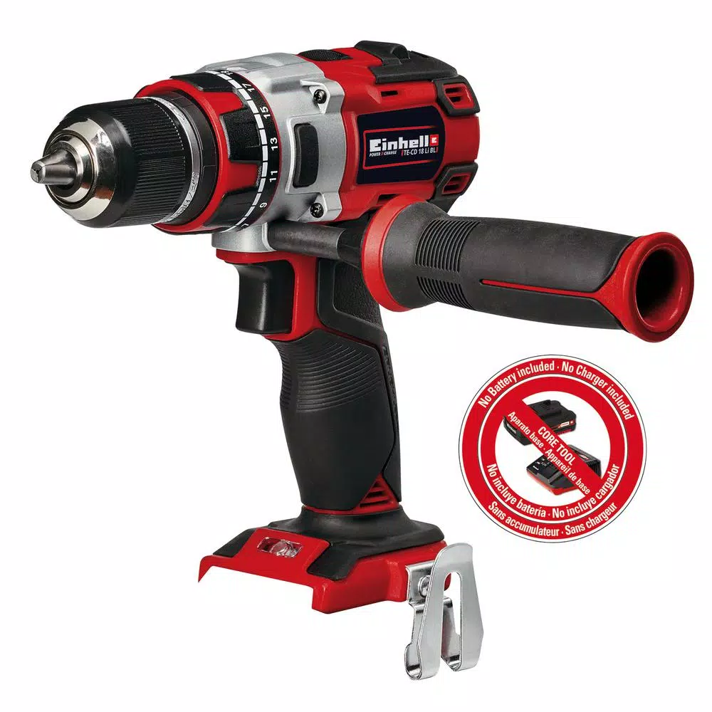 Einhell TE-CD 18 Li Brushless 18V Cordless 1/2 in. Drill/Driver, 1800 rpm Max (Tool Only)