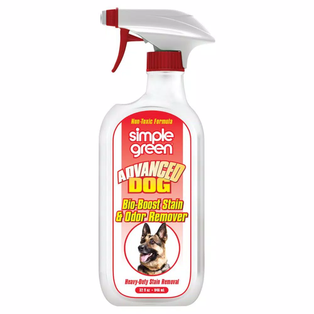 Simple Green Advanced Dog Bio-Boost Stain and Odor Remover, 32 oz (Case of 12)