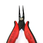 Hakko CHP PNB-2005 Long Nose Angled Pliers, 45° Angle, Serrated Jaws thumbnail 2