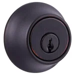 Kwikset 660 Series Single-Cylinder Deadbolt, Venetian Bronze thumbnail 1